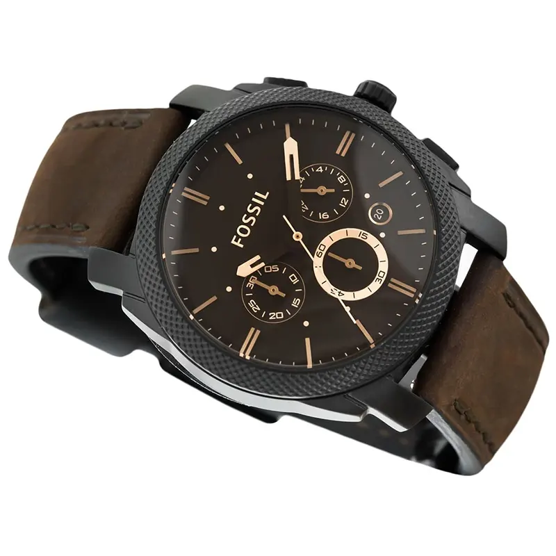 Fossil Machine Chronograph Black Dial Men's Watch- FS4656